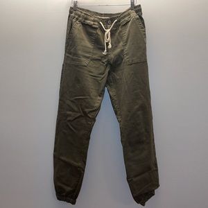 Cargo Joggers- Army Green- Size Large